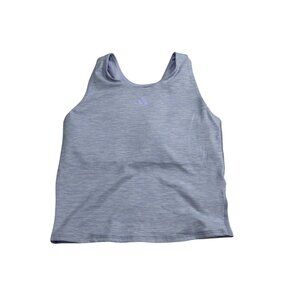 Adidas Girls Tight Fit Tank Top XL Light Purple Polyester Blend Activewear